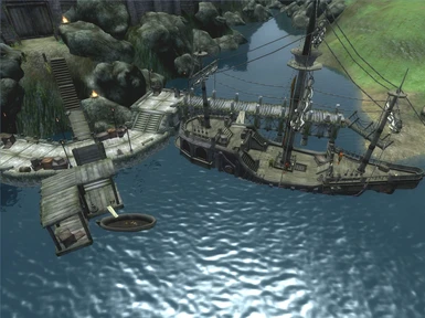 Bravil Docks 01 - Pirate Ship