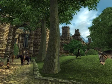 Castle Chorrol Visible From Cyrodiil
