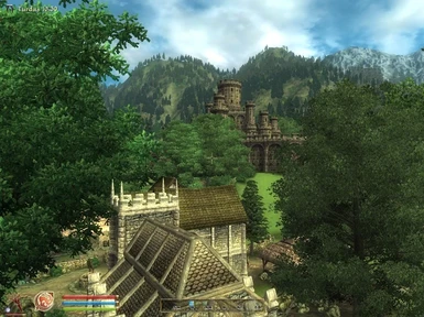 Castle Chorrol Visible From Cyrodiil