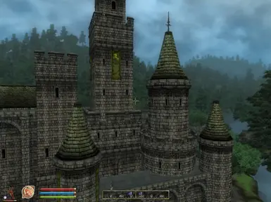 Castle Leyawiin Visible From Cyrodiil