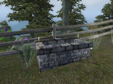 Horse trough candles added
