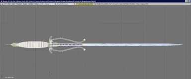 Dragon Lords Broadsword - Blender View - Side View
