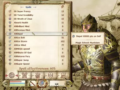 The Names Of The Spells