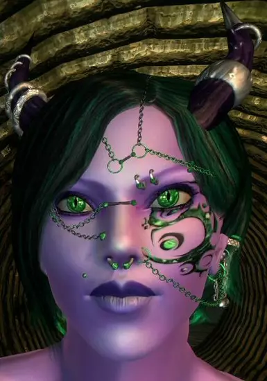 Female Demon Hunter Head
