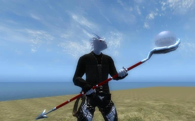 v1_1 Red Staff in Third Person
