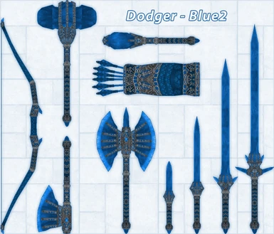 Dodger blue weapons