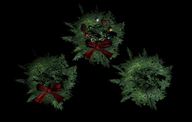 Wreaths decorated one is only an example