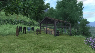 Backyard with new stable - ver 4