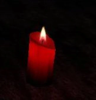Red Fat Candle
