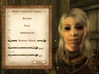 in character creation