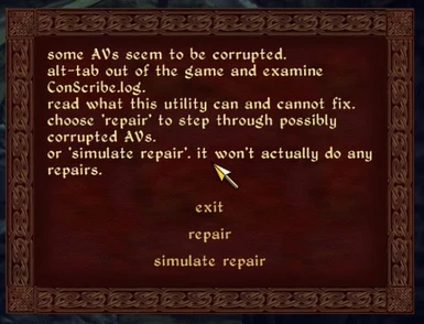 possible corrupt AV detected