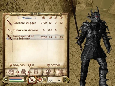 Daedric Armor of Darkness on the PC