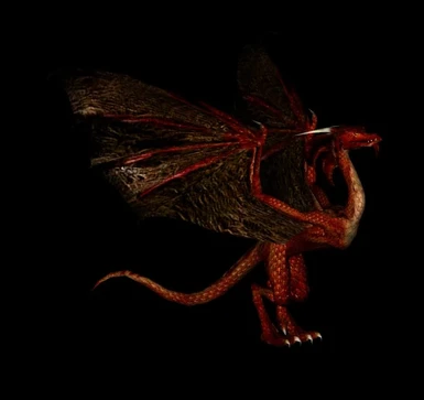 Red Dragon Original Texture
