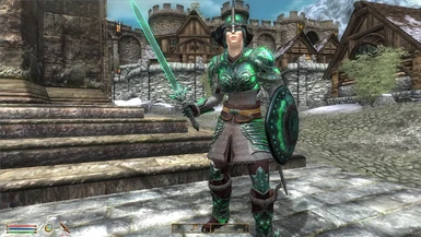 Only the textures for Glass Armor and Weapons were replaced in this picture