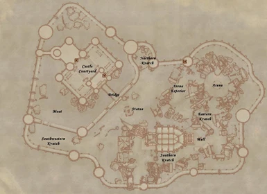 Kvatch Map Labelled