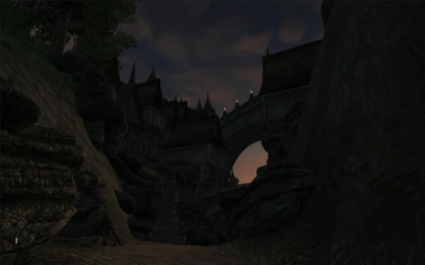 evening at Skingrad outer district