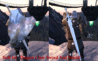 Dragon Claw Sword And Shield