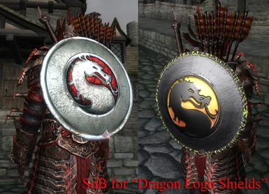 Dragon Logo Shields