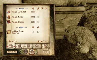 Inside the chest