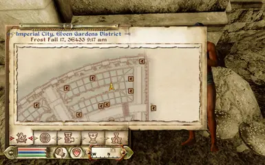 Location of the chest