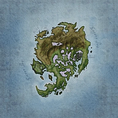 Shivering Isles Map