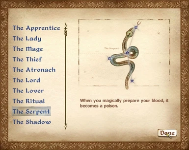 The new serpent birthsign