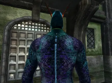 Aqua Argonian Back