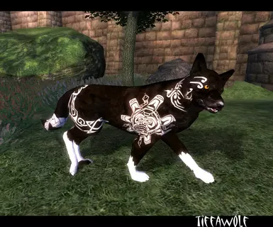 tribal wolf 1
