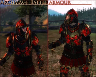 Archmage Battle Armour red