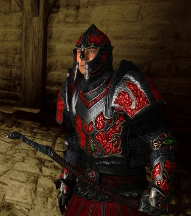 Archmage Battle Armour red