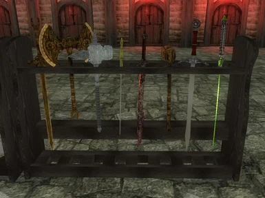 Loth Tall Weapon Rack