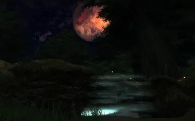 Nocturnal shrine entrance