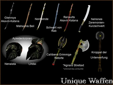 Unique Weapons