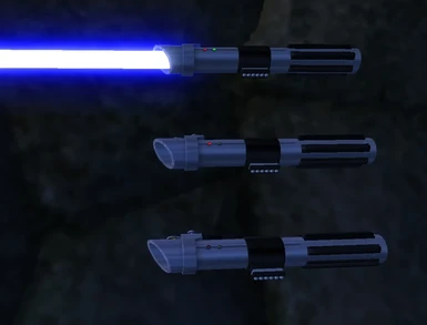 Anakin's Ep2 Lightsaber with glowing LED lights