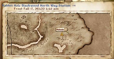Blackwood North Map