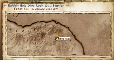 Dive Rock Map