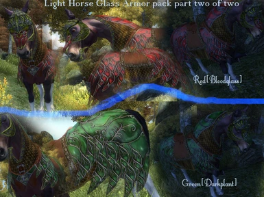 Glass Horse Armor - Light