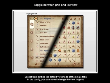 Toggle between grid_list view
