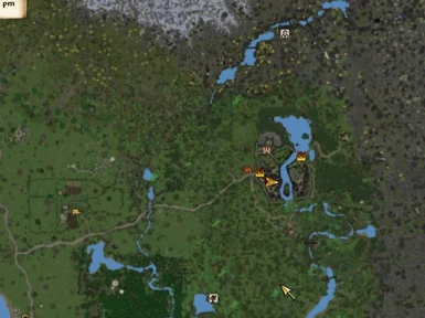 Terrain Map style with ULs around Cheydinhal