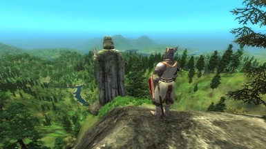 Statue inspired by the Argonath