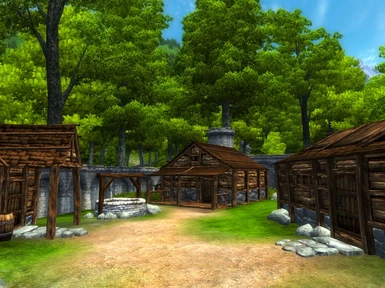 Chorrol using Slightly Greener Cyrodiil_ ignore the buildings they are just my private recolours