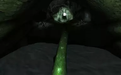Throw the log over with your strength