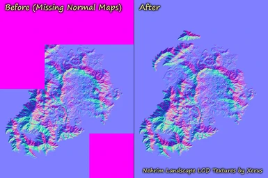 Default vs Mod Normal Maps