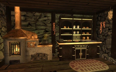The Kitchen with Stove