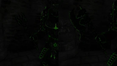 Mace and Waraxe in the darkness