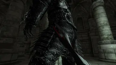 Empty custom scabbard