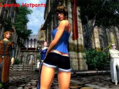 Lowrise Hotpants Back