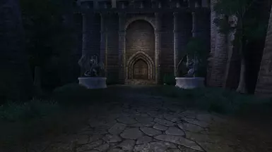 Entry courtyard