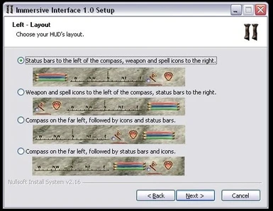 Immersive Interface-setting