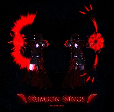 Crimson Wings - 2 Light bows